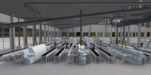 工廠粉塵處理工藝流程三維動畫 粉塵治理環保設備原理工業機械三維演示動畫制作